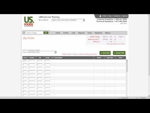 USFood.com - Create and Order from Zip