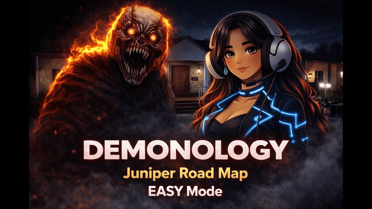 🔎Finding the Ghost in Juniper Road Easy Mode In Demonology👹 #roblox #