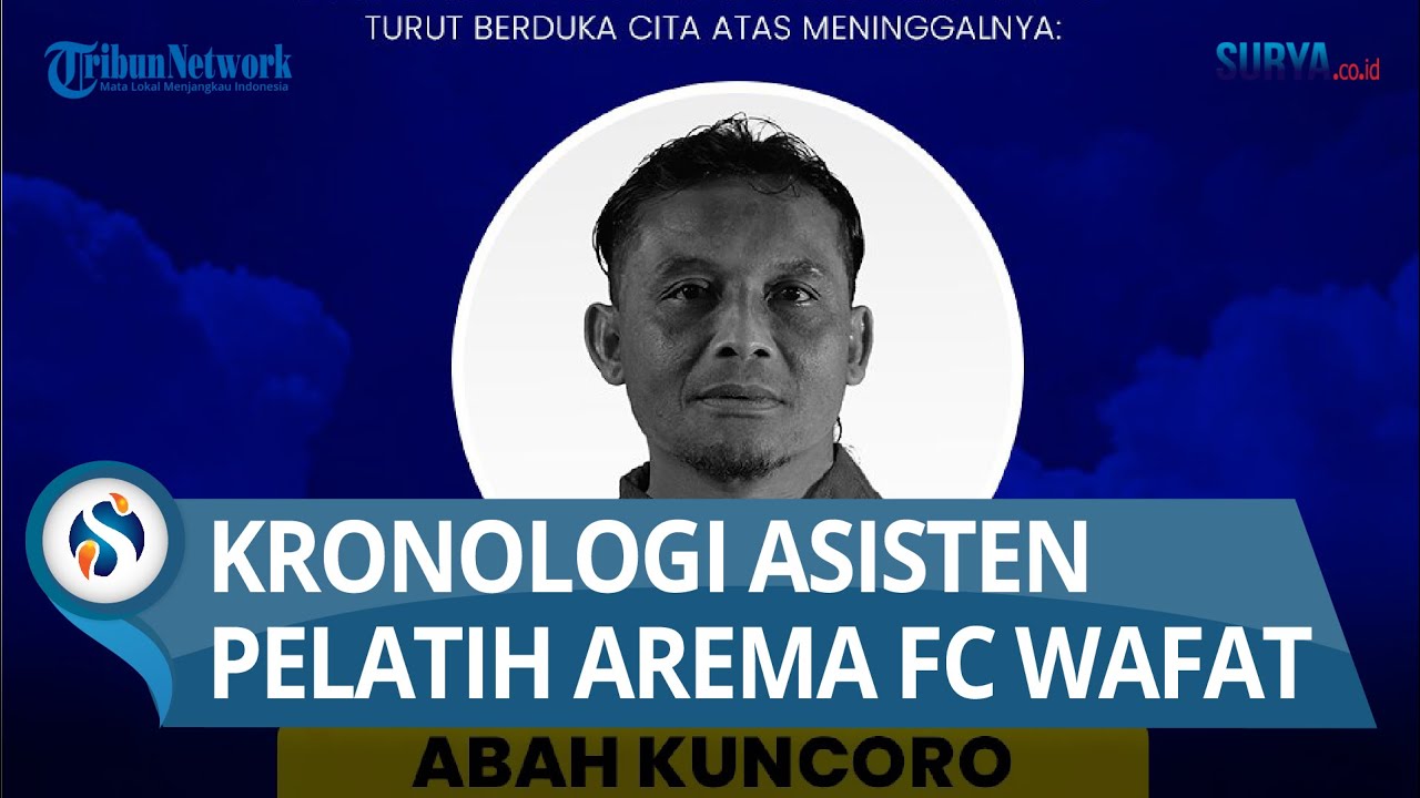 KRONOLOGI Kuncoro Asisten Pelatih Arema FC Wafat, Berawal Fun Football di Stadion Gajayana