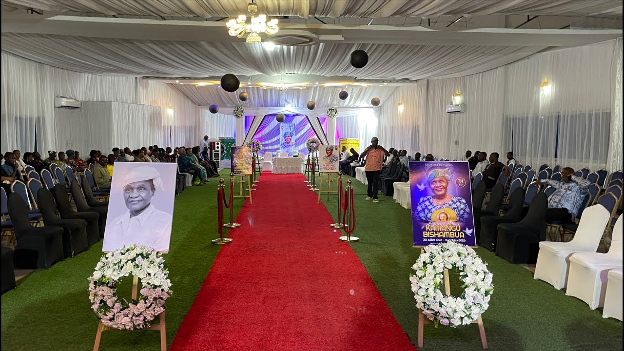 Obsèque de maman Agnes Marie Kamangu BiSHAMBUA IDUMBO à la Salle Grande Marmitie de macampagne