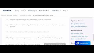 Agentforce for Service Use Knowledge in Agentforce for Service Trailhead Answers 2025 Guide