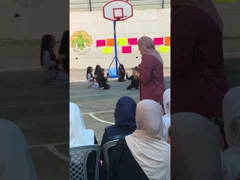 طاق طاقية فلسطين عربية صبا بالمدرسة العربية الأمريكية
