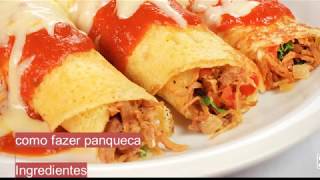 COMO FAZER PANQUECA RECHEADA RECEITA SIMPLES E FACIL DE FAZER EM CASA
