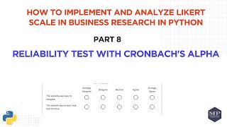Part 8. Reliability Analysis (Cronbach's Alpha)