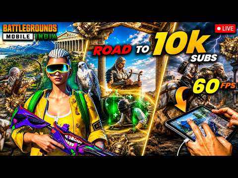 ⚡ BGMI LIVE | Road to 10K Subscribers ❤️ Support #bgmi #gaming #pubg