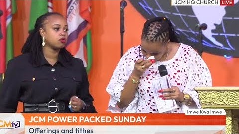 Muthoni wakirumba shed tears akiariria Bishop Ben