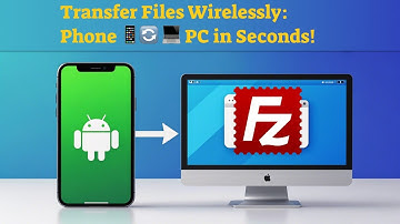 How to Transfer Files from Smartphone to PC Wirelessly with FileZilla 📱🔄💻