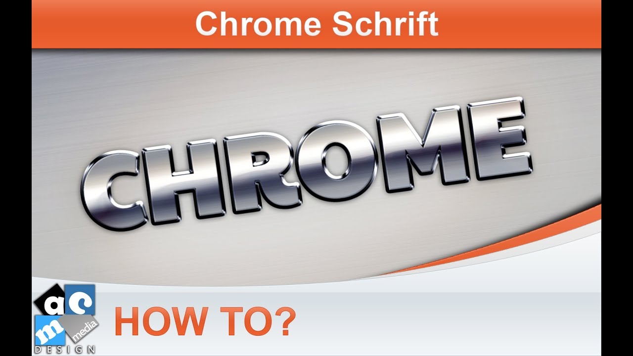 How To Chrome Text Erstellen Tutorial Deutsch Photoshop Youtube