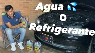 Cambio de agua a Refrigerante