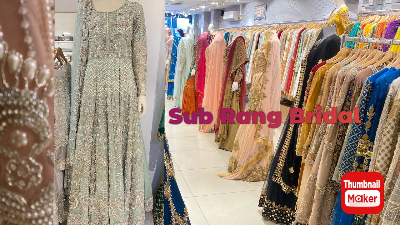 Mint color long Maxi | Sub Rang Bridal Collection 💃🏻💃🏻💃🏻 - YouTube