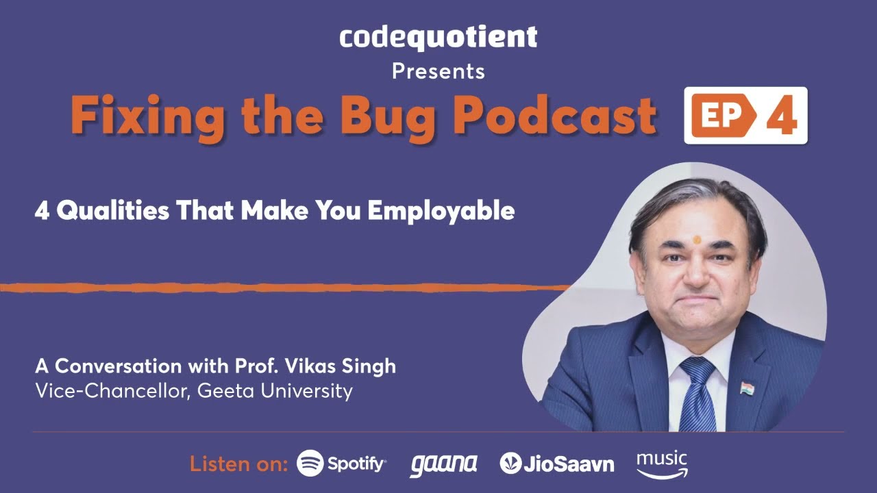 Ep #4: 4 Qualities To Be Job-ready: Interview With Vikas Singh, Vice  Chancellor Geeta University - YouTube