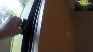 How To Replace Little Lever Handle For Sliding Screen Door Lock Latch Lever Type