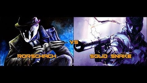 Rorschach VS Solid Snake B.O.T.W (Battles Of The Week)