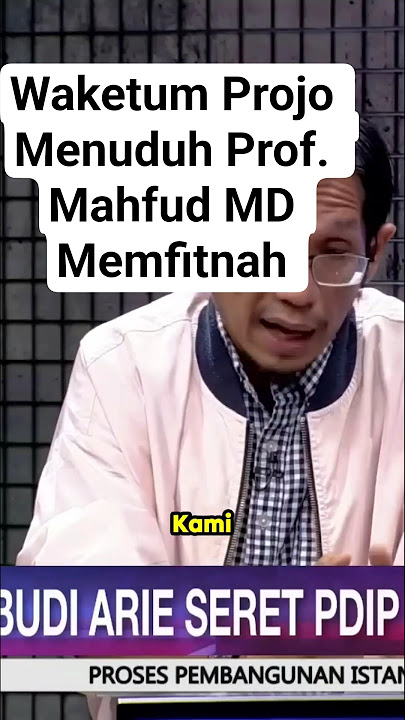 Freddy Damanik accused Prof. Mahfud MD of slandering #onlinejudgment #budiarie #corruption #mahfudmd