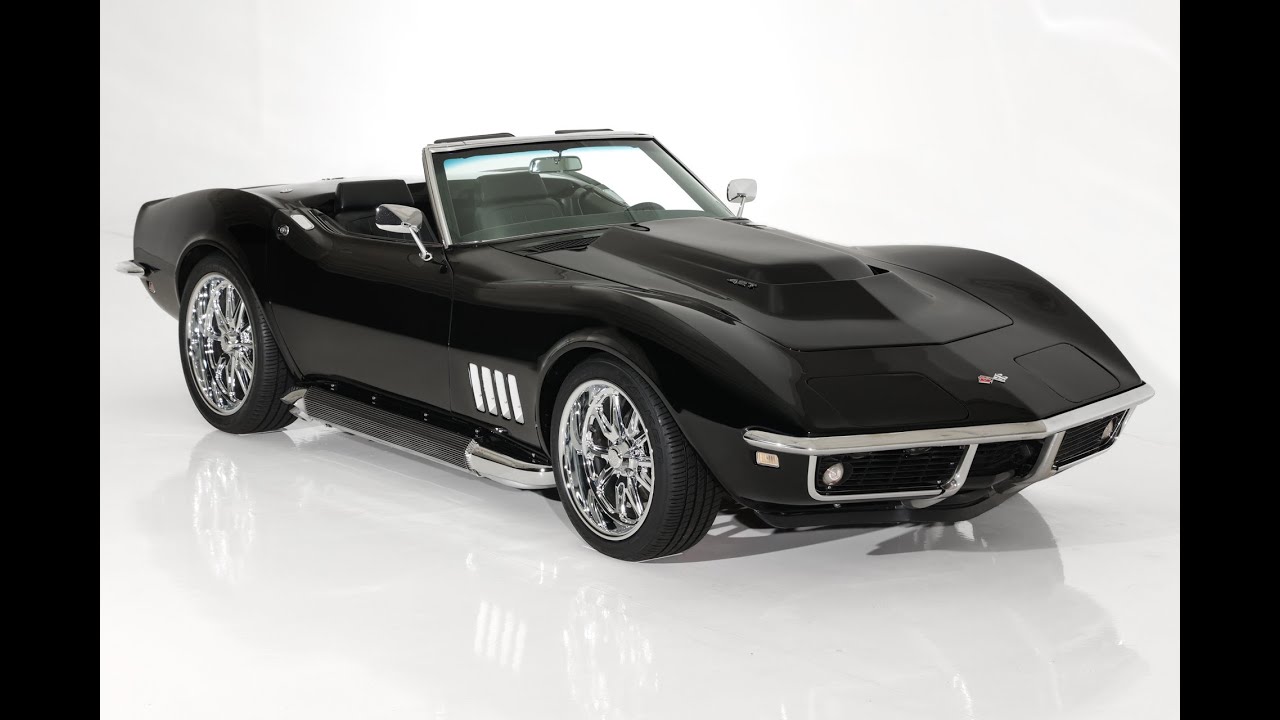 1968 CHEVROLET CORVETTE TRIPLE BLACK, L88 OPTIONS 427390 4 SPD PS PB