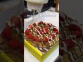 How to make our Strawberry Junction step by step 🧇🍓