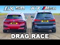 BMW iX 50 v BMW X7 M50i: DRAG RACE