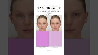 Famous Which colors make Taylor Swift shine — Light Spring 🌸 or True Spring 🌷? #coloranalysis Profile