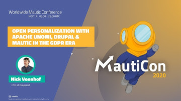 MautiCon 2020 - Nick Veenhof - Open Personalization with Apache Unomi, Drupal & Mautic in a GDPR era