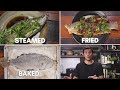 How To Cook a Whole Fish (Salt Baked, Deep Fried, Steamed with Soy)