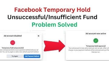 HOW SOLVE TEMPORARY HOLD ON YOUR AD ACCOUNT FIX INSUFFICIENT FUNDS || New Methode 100% Work ||