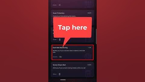 Android Mobile | How to enable Dark web monitoring in your AntiFraud.AI App?