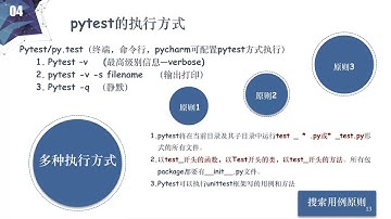 1 6 pytest运行方式总结及搜索用例原则