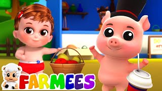 to market to market preschool rhymes baby songs animal cartoon video farmees nursery rhymes