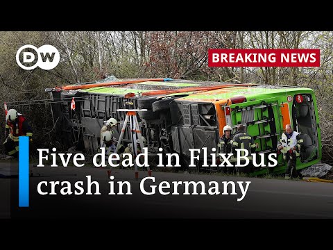 At least five dead in long-distance bus crash in Germany - DW News.