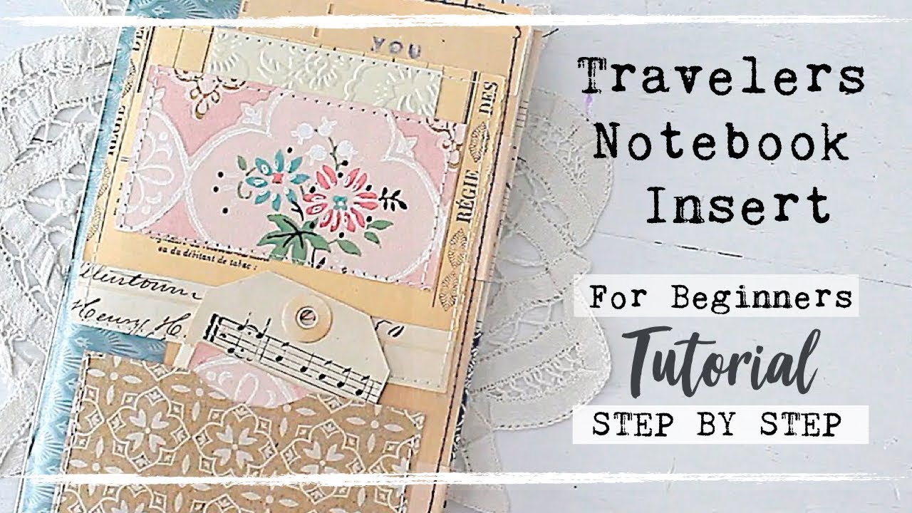 Travelers Notebook Insert Tutorial Step By Step 