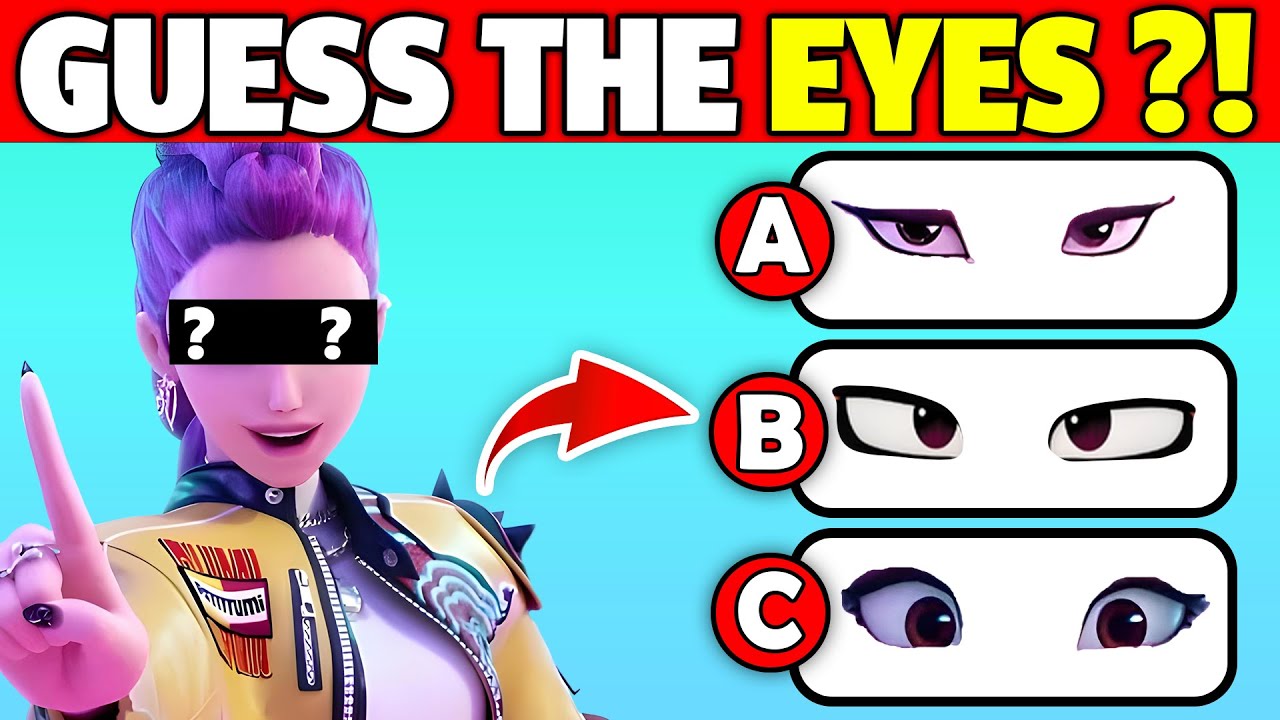 WHICH EYES BELONG TO RUMI👁️? | Can you guess it right? | 💃😈 KPOP DEMON HUNTERS QUIZ! Jinu, Baby Saja