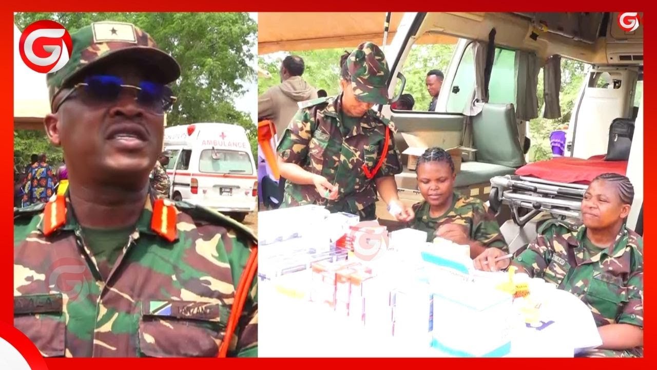 WANAJESHI WALIVYOWASAIDIA WANAKIJIJI 200+ KWA MATIBABU ya BURE - CHAKULA BAGAMOYO...