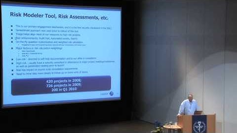 OWASP AppSec 2010: Secure Application Development for the Enterprise: Practical, Real-World Tips 2/3