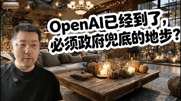 一句话蒸发近5000亿，OpenAI CFO失言背后是财务真相还是公关危机？｜OpenAI 大到不能倒 政府支持 人工智能 CFO 政府资金