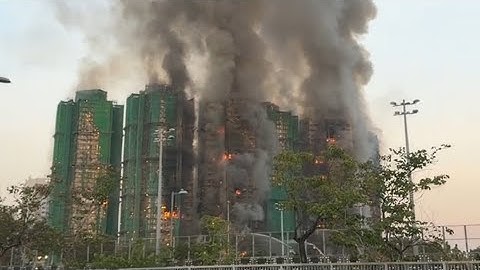 Hong Kong buildings on fire! Massive blaze devastates multiple towers in Tai Po