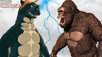 Kong 2017 vs New Gabara WAR | Roblox  Kaiju Universe