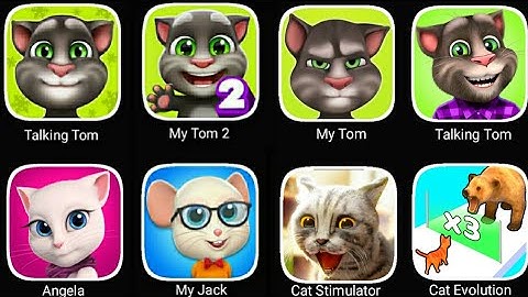 Virtual Bob, Cat Prankster, Bad Cat, Cat From Hell, I Am Cat, Talking Angela, My Tom, Talking Tom
