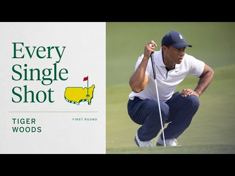 Tiger Woods' First Round | Every Single Shot | The Masters