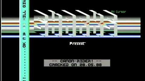 The Sharks - Canon Rider [C64 Intro]