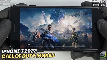 iPhone 7 test game Call of Duty Mobile CODM 2022