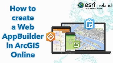 How to create a Web AppBuilder in ArcGIS Online