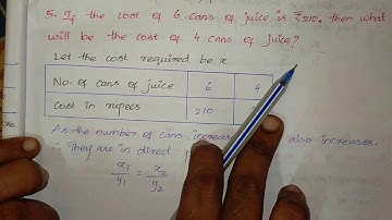 #samacheer kalvi #7th std mathematics #term-1 #chapter-4 #direct and inverse proportion #exercise 4.