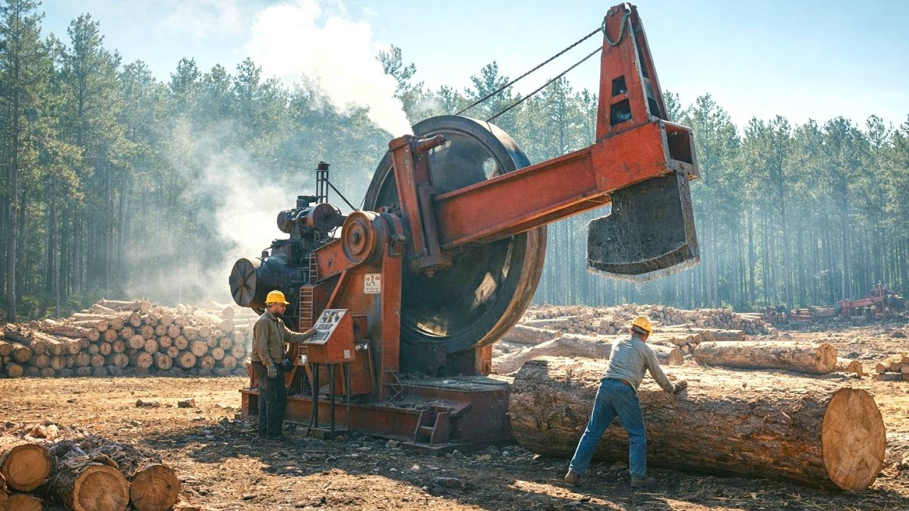 Ultimate Firewood Processing Machines | 20-Ton Splitters, DIY Innovations & Industrial Wood Chippers