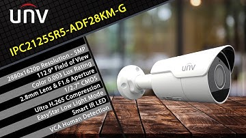 Uniview EasyStar Bullet 5MP IPC2125SR5-ADF28KM-G
