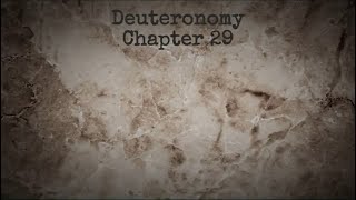 The Book of Deuteronomy Chapter 29 - New King James Version (NKJV) - Audio Bible