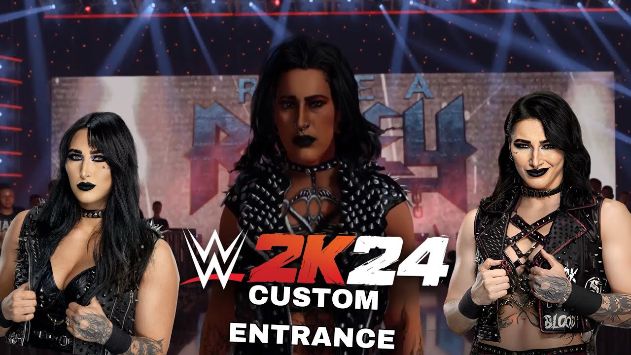 WWE 2K24 Rhea Ripley Custom Entrance - YouTube