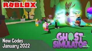 Roblox Ghost Simulator New Code January 2022