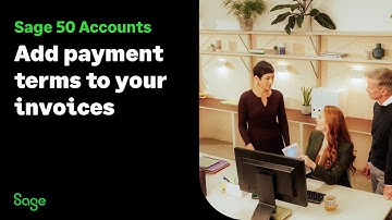 Sage 50 Accounts (UK): Add payment terms to your invoices