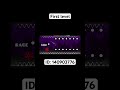 First level #geometrydash #gd #extremedemon #zoink #zoinkgd