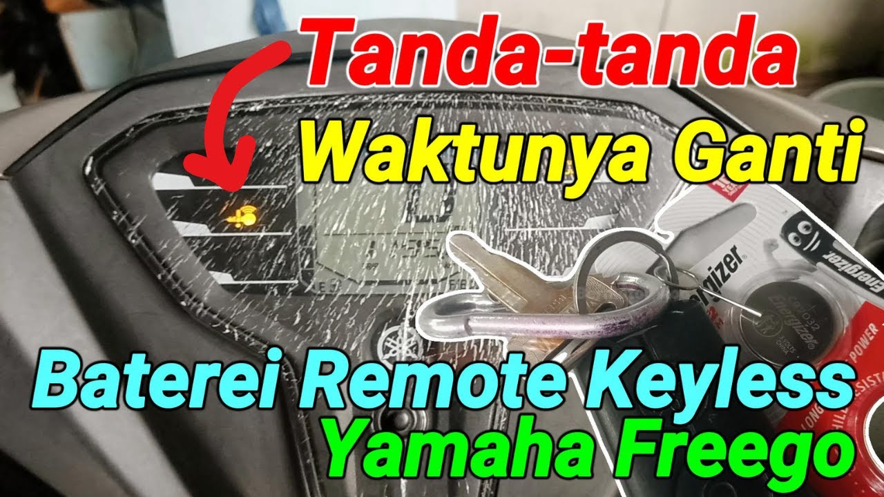 Tanda-tanda Waktunya Ganti Baterei Remote Keyless Yamaha Freego